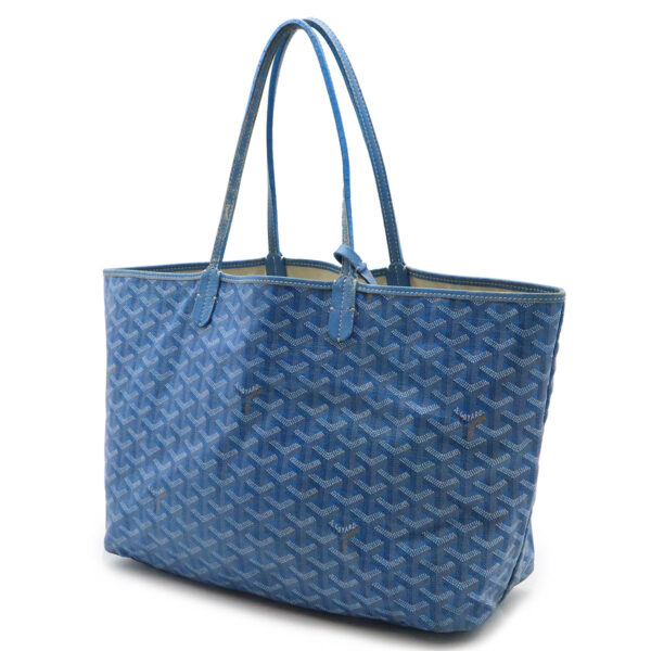 12471150 2 Goyard Saint Louis PM Tote Bag Leather Blue