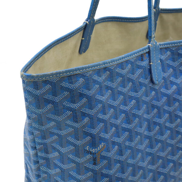 12471150 6 Goyard Saint Louis PM Tote Bag Leather Blue