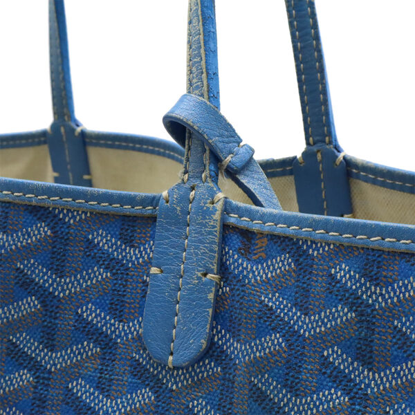 12471150 8 Goyard Saint Louis PM Tote Bag Leather Blue