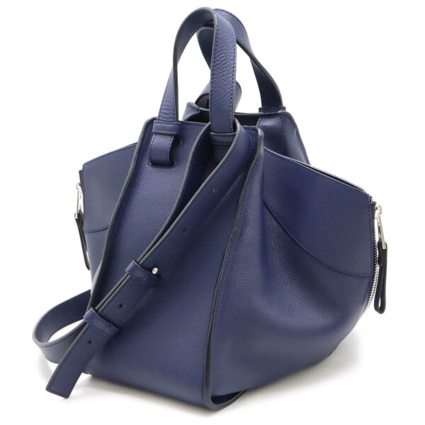 12480026 2 Loewe Hammock Small Handbag 6way Leather Navy