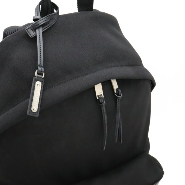 12480034 4 Saint Laurent City Backpack Nylon Leather Black