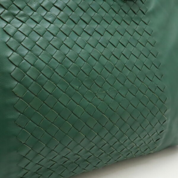 12480035 6 Bottega Veneta Intrecciato Tote Leather Green