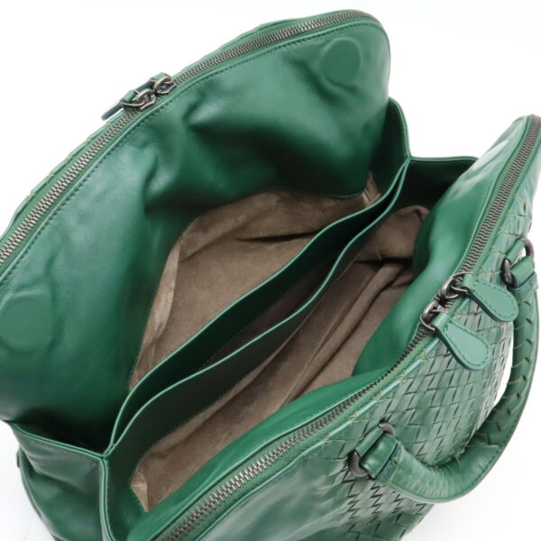 12480035 8 Bottega Veneta Intrecciato Tote Leather Green