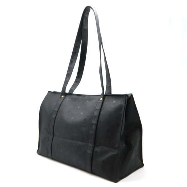 12480260 2 MCM Logo Gram Large Tote Bag Black