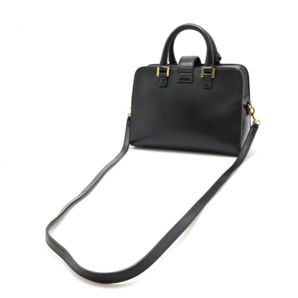 12480342 2 Saint Laurent Baby Cabas Handbag Leather Black