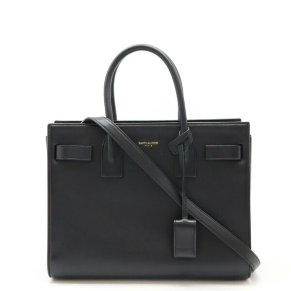 12480347 1 Saint Laurent Sac de Jour Baby Handbag Leather Black