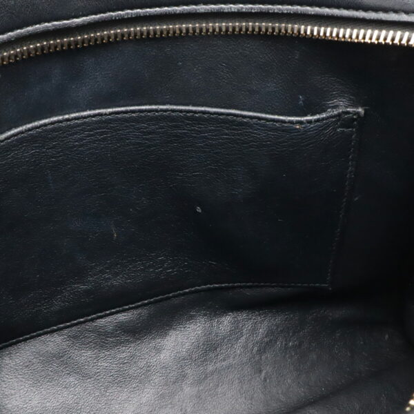 12480355 7 Saint Laurent Small Cabas Handbag Leather Black