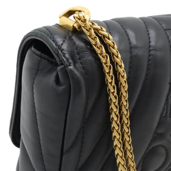 12480361 4 Versace Medusa Flap Chain Shoulder Bag Quilted Leather Black