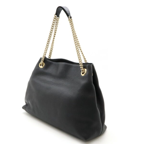 12480604 2 Gucci Soho Chain Bag Leather Black