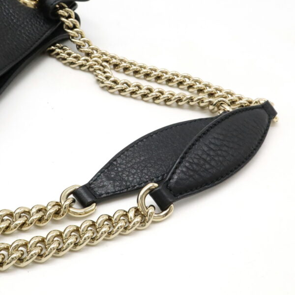 12480604 4 Gucci Soho Chain Bag Leather Black