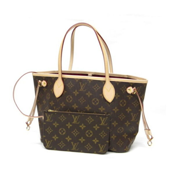 13164 1 Louis Vuitton Neverfull PM Tote Bag Monogram with Pouch