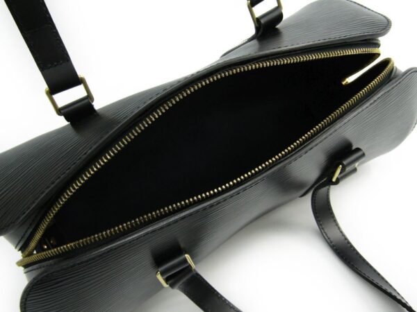 136632 170 3 Louis Vuitton Epi Soufflot Leather Handbag Noir