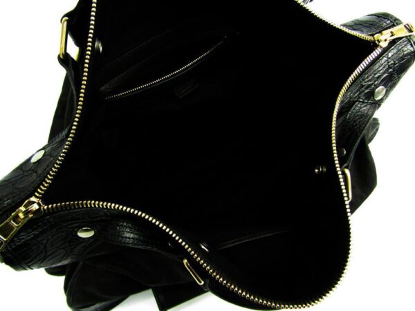 138413 170 3 Celine Handbag Leather Black