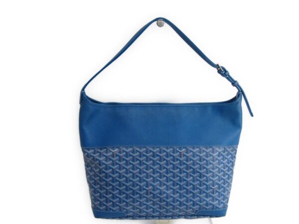 140769 170 1 Goyard Grenadine Shoulder Bag Canvas Blue