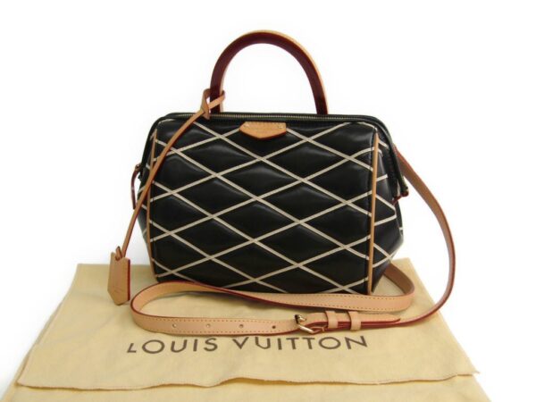 141703 170 12 Louis Vuitton Dock BB Maltage Handbag Noir