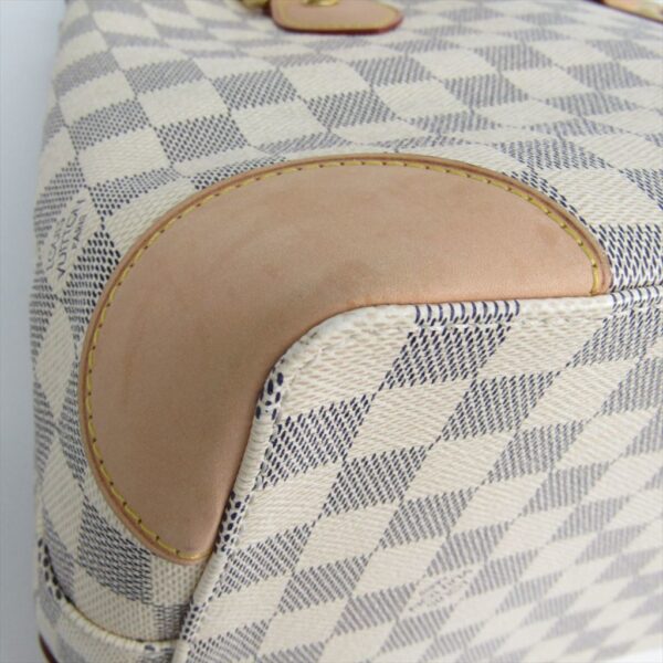 146129 1234 6 Louis Vuitton Damier Hampstead Handbag Azur