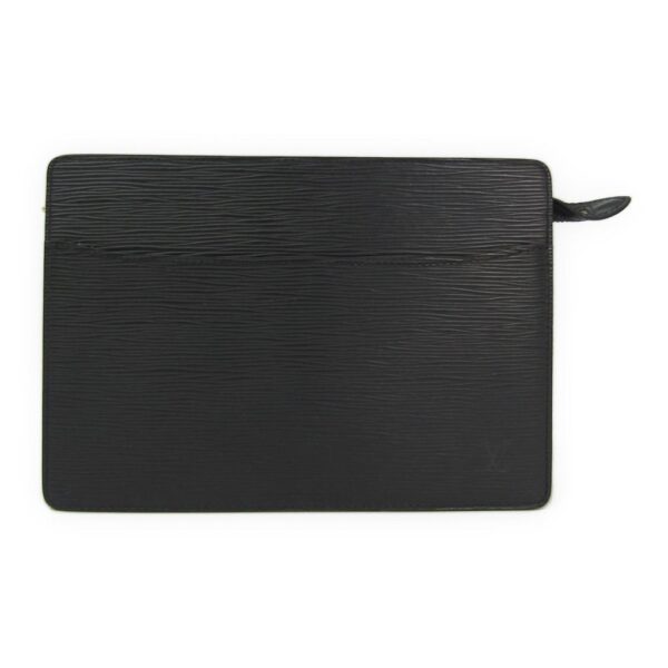 146508 170 1 Louis Vuitton Epi Pochette Homme Clutch Bag Noir