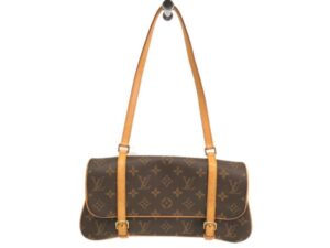 147301 170 1 Louis Vuitton Saint Cloud Shoulder Bag Monogram Brown