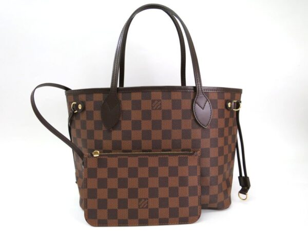 147307 170 1 Louis Vuitton Damier Neverfull PM Tote Bag Ebene