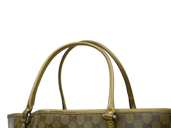 15083122 3 b Gucci GG Crystal Tote Bag Brown