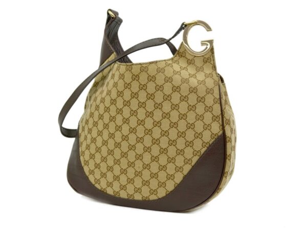 15085842 2 b Gucci Guccissima Charlotte Shoulder Bag Beige Brown