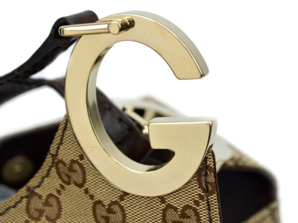 15085842 4 b Gucci Guccissima Charlotte Shoulder Bag Beige Brown