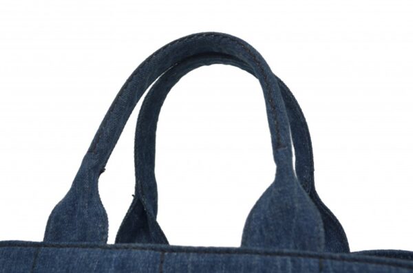 15086478 3 b Prada Denim Canvas Tote Bag Blue