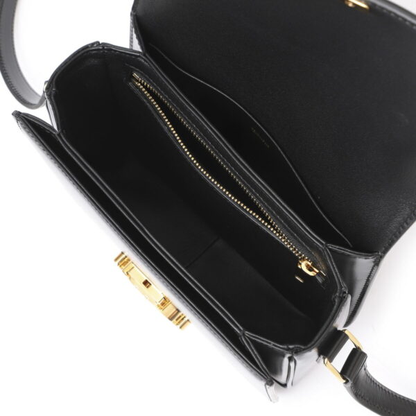 18842 3bf4 38no05 Celine Shoulder Bag Leather Black