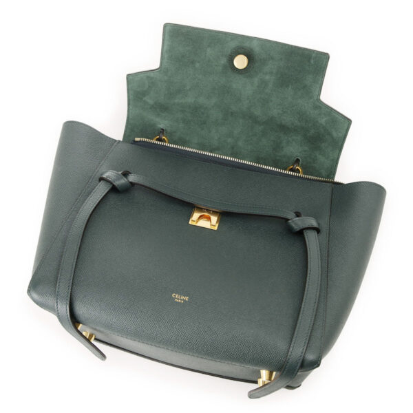 18910 3zva 31an08 Celine Handbag 2WAY Green