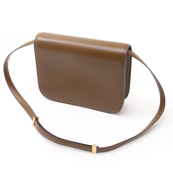 18917 3dls 04fg04 Celine Shoulder Bag Brown