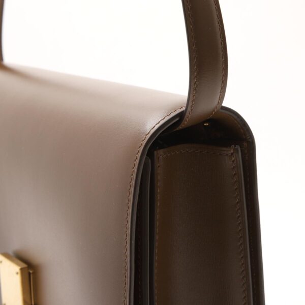 18917 3dls 04fg07 Celine Shoulder Bag Brown