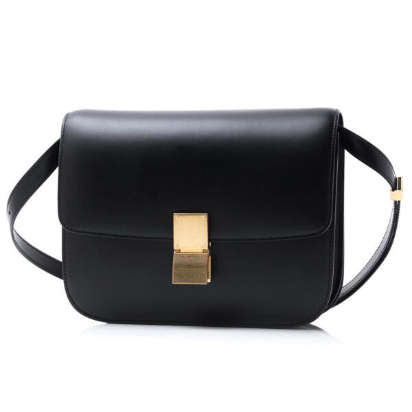 18917 3dls 38no02 Celine Shoulder Bag Black