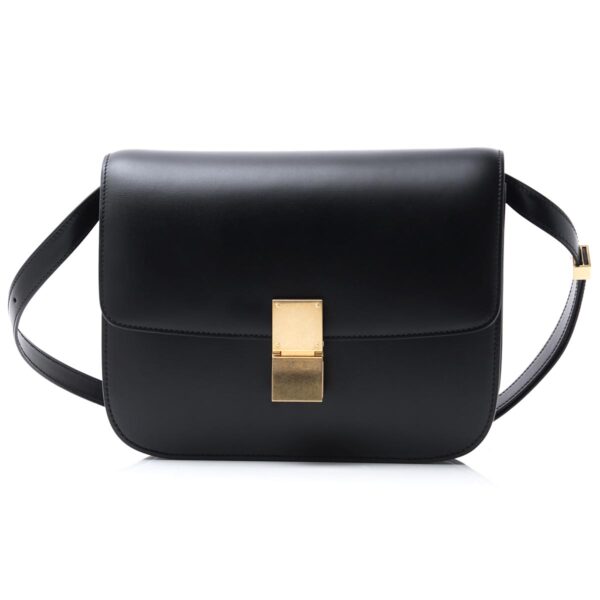 18917 3dls 38no05 Celine Shoulder Bag Black