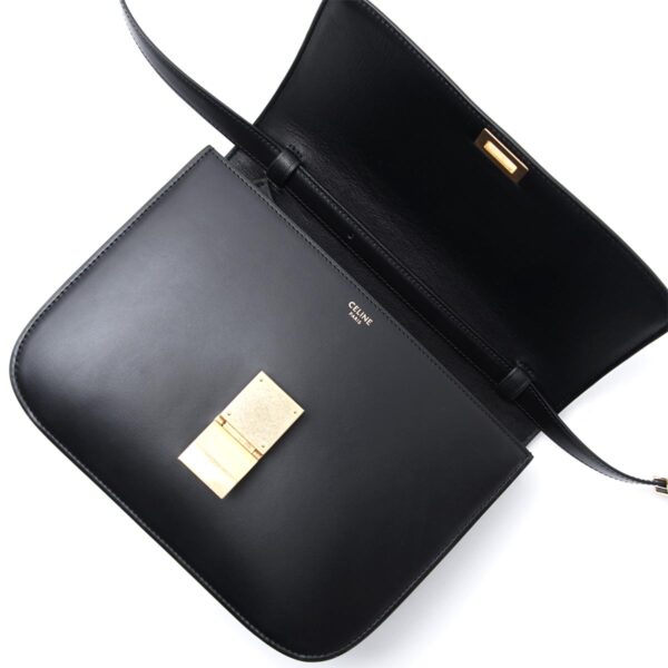 18917 3dls 38no07 Celine Shoulder Bag Black