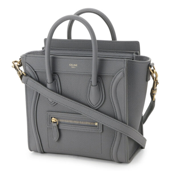 18924 3aql 10kl01 Celine Handbag 2WAY Gray