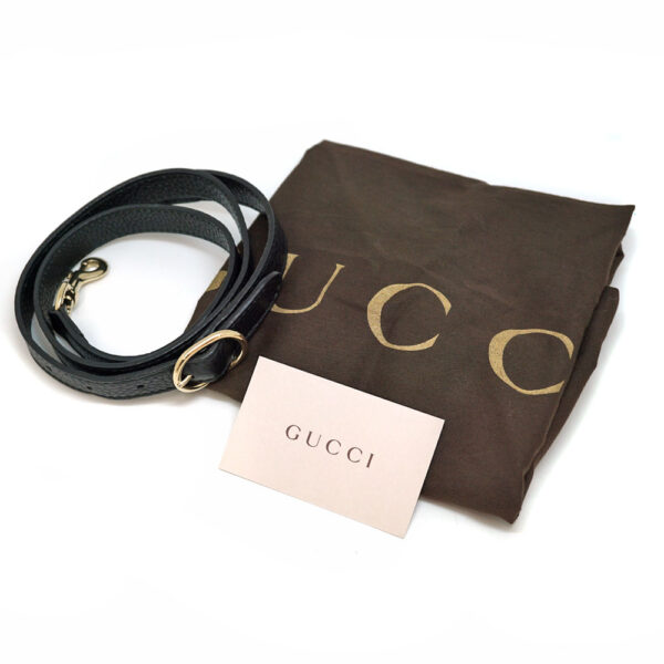 19 Gucci Bamboo 2WAY Bag Leather Black