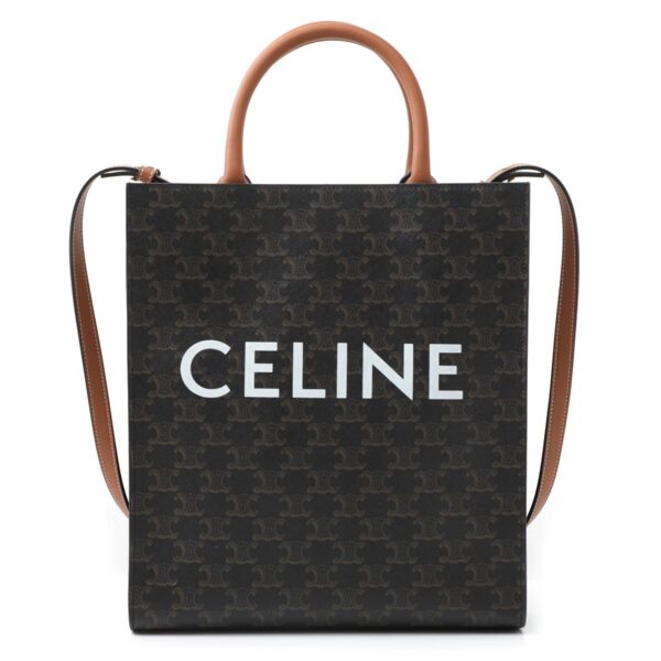 19154 2bzk 04lu02 Celine Tote Bag 2WAY Brown