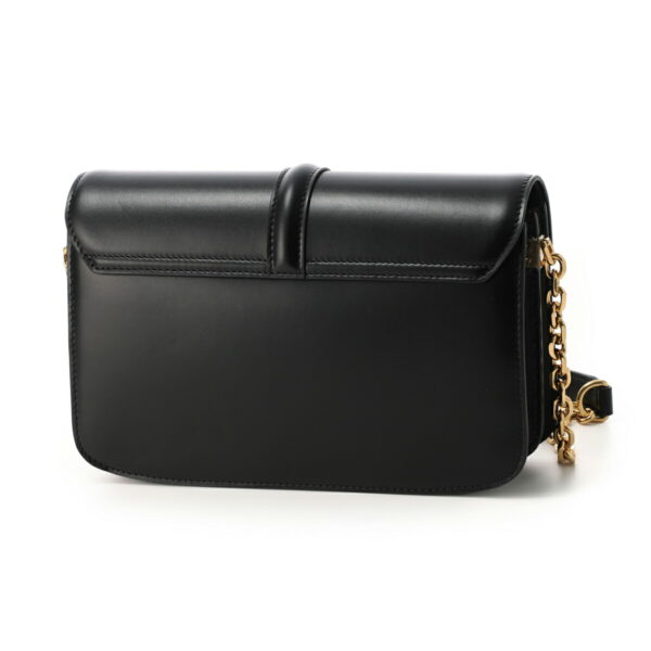 19402 3bey 38no04 Celine 16 Saise Leather Shoulder Bag Black