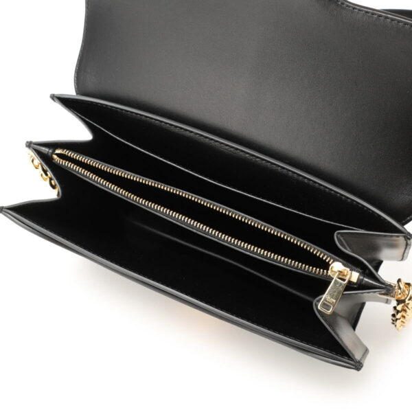 19402 3bey 38no05 Celine 16 Saise Leather Shoulder Bag Black