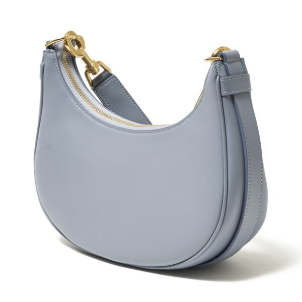 19692 3dgq 07au04 Celine Ava Leather Shoulder Bag Blue