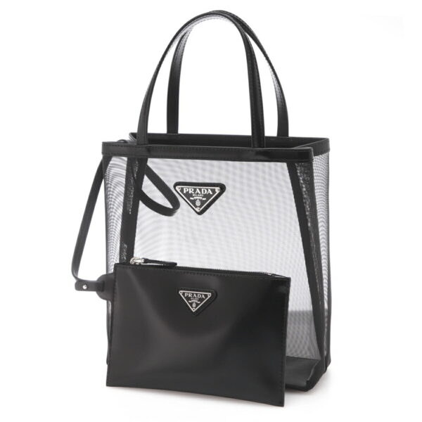 1bg417 oo2dz8 000202 Prada Shopping Tote Bag Black