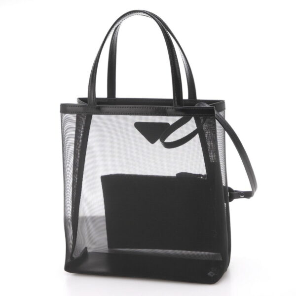 1bg417 oo2dz8 000206 Prada Shopping Tote Bag Black