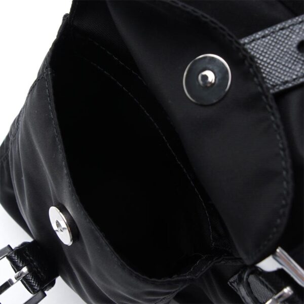 1bz677 oov44 f000208 Prada Vela Backpack Nylon Black