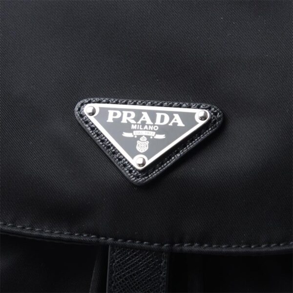 1bz677 oov44 f000210 Prada Vela Backpack Nylon Black