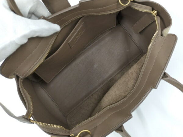 2000015259800014 9 Yves Saint Laurent Downtown Cabas 2way Shoulder Bag Mocha Beige