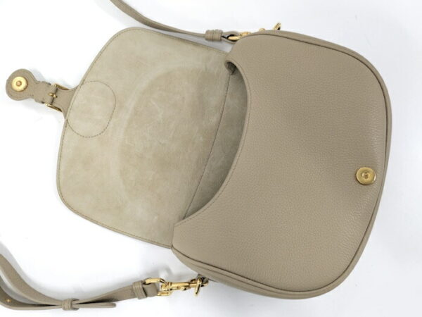 2000075259100009 8 Christian Dior Bobby Shoulder Bag Leather Beige