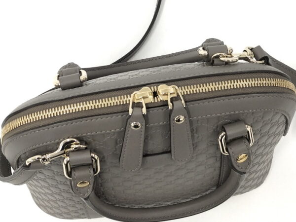 oplus 288 Gucci 2way Shoulder Bag Leather Gray