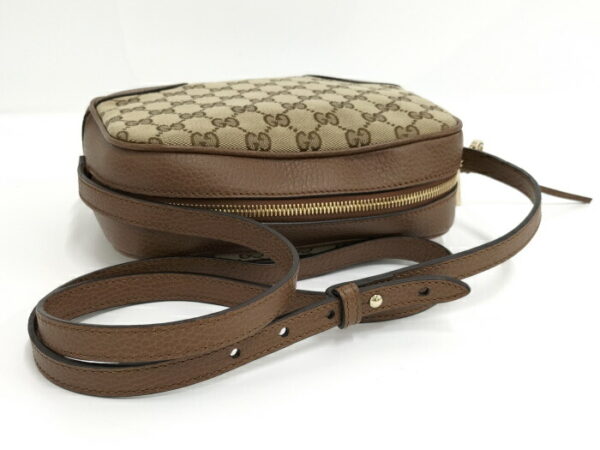 2000087252000455 6 Gucci GG Shoulder Bag Leather Brown