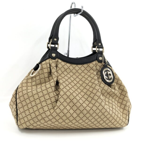 2000087252000472 1 Gucci Sookie Handbag Canvas Beige