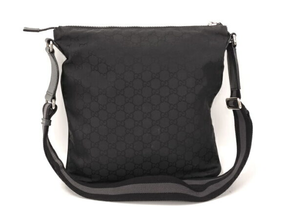 2000087252000624 2 Gucci Shoulder Bag GG Nylon Black